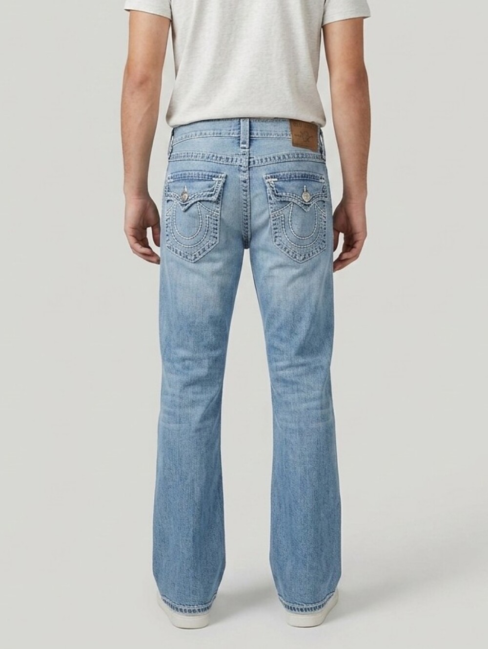 Big Star Jeans Pioneer Bootcut Embroidered Pockets Light Denim 36 x 33
